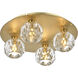 Graham 4 Light 14 inch Gold Flush Mount Ceiling Light