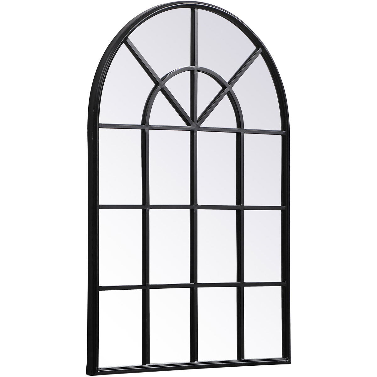 Motif 42 X 28 inch Black Wall Mirror