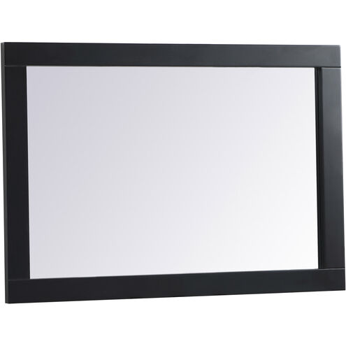 Cole 32 X 22 inch Black Vanity Mirror