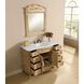 Danville 48 X 21 X 36 inch Antique Beige Vanity Sink Set