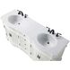 Danville 66 X 36 inch Antique White Bathroom Vanity Cabinet