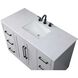 Chase 48 X 34 inch Grey Bathroom Vanity Cabinet