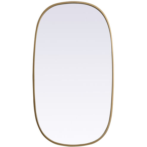 Brynn 36 X 20 inch Brass Mirror in 20 x 36