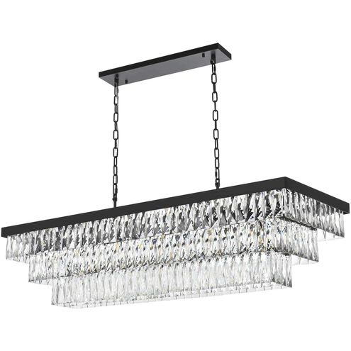 Josephine 17 Light 16 inch Black Chandelier Ceiling Light