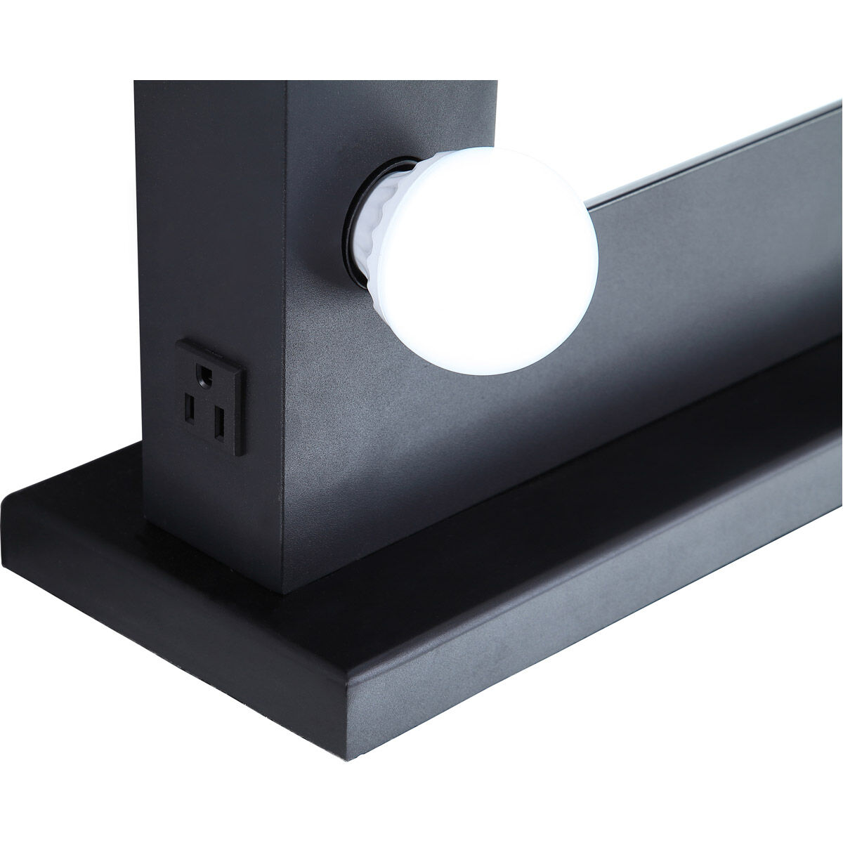 Brenda 32 X 24 inch Black Lighted Wall Mirror