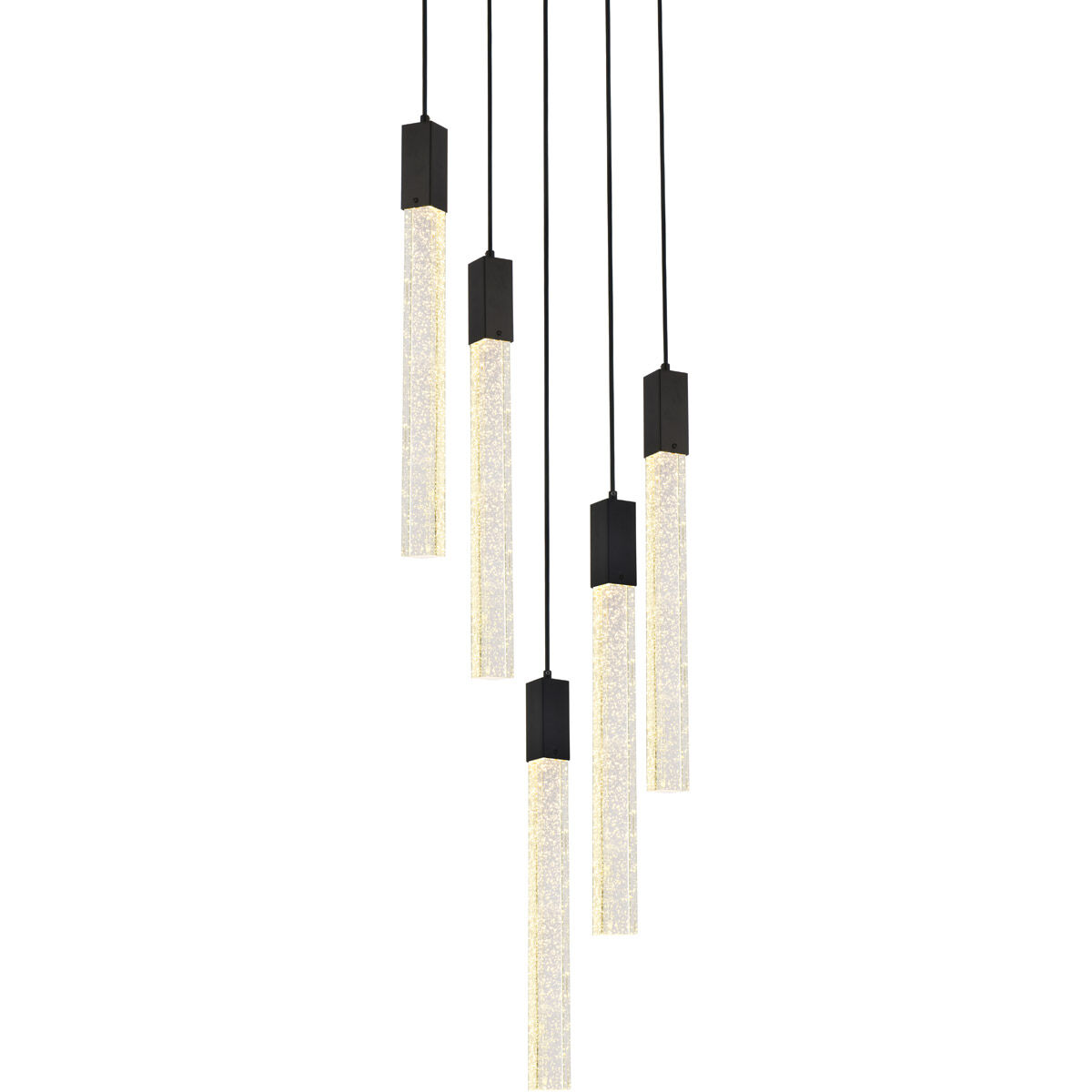 Weston 5 Light 20 inch Black Pendant Ceiling Light