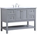 Metropolis 48 X 22 X 34 inch Grey Vanity Sink Set