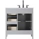 Millie 32 X 35 inch Grey Bathroom Vanity Cabinet
