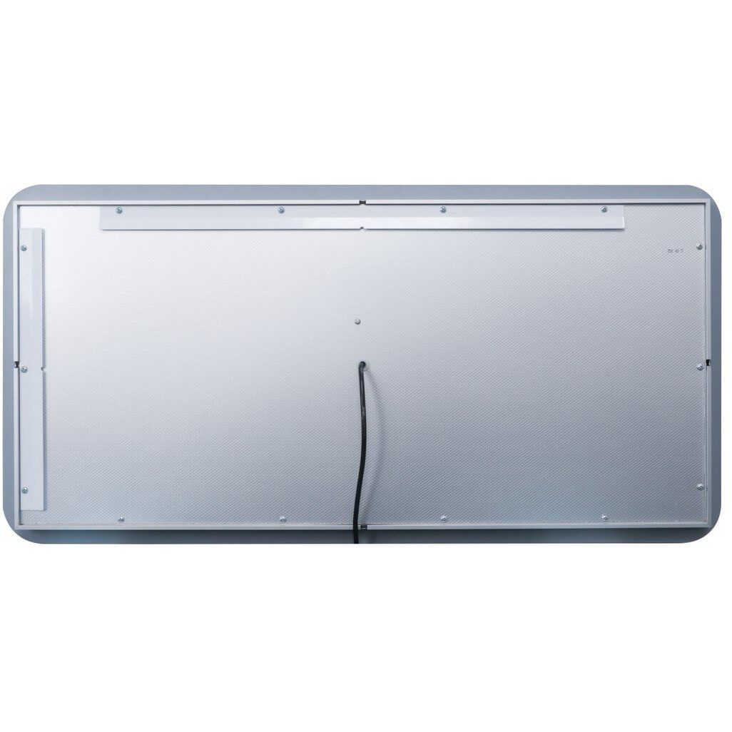 Genesis 36 X 18 inch Glossy White LED Mirror