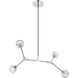 Zayne 4 Light 29 inch Chrome Pendant Ceiling Light