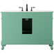 Danville 48 X 21 X 36 inch Vintage Mint Vanity Sink Set