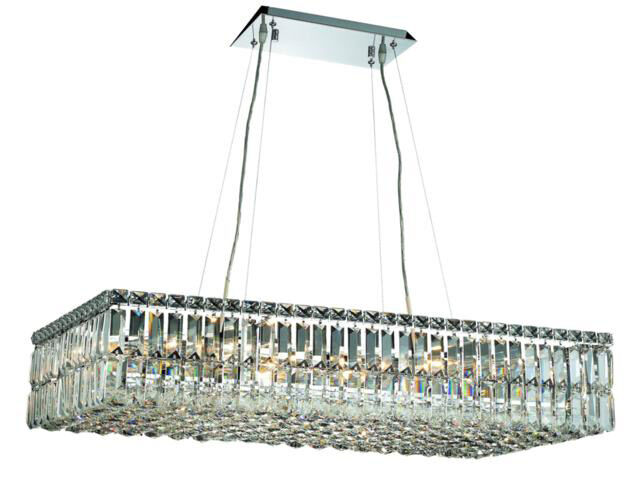 Maxime 16 Light 32 inch Chrome Dining Chandelier Ceiling Light in Royal Cut