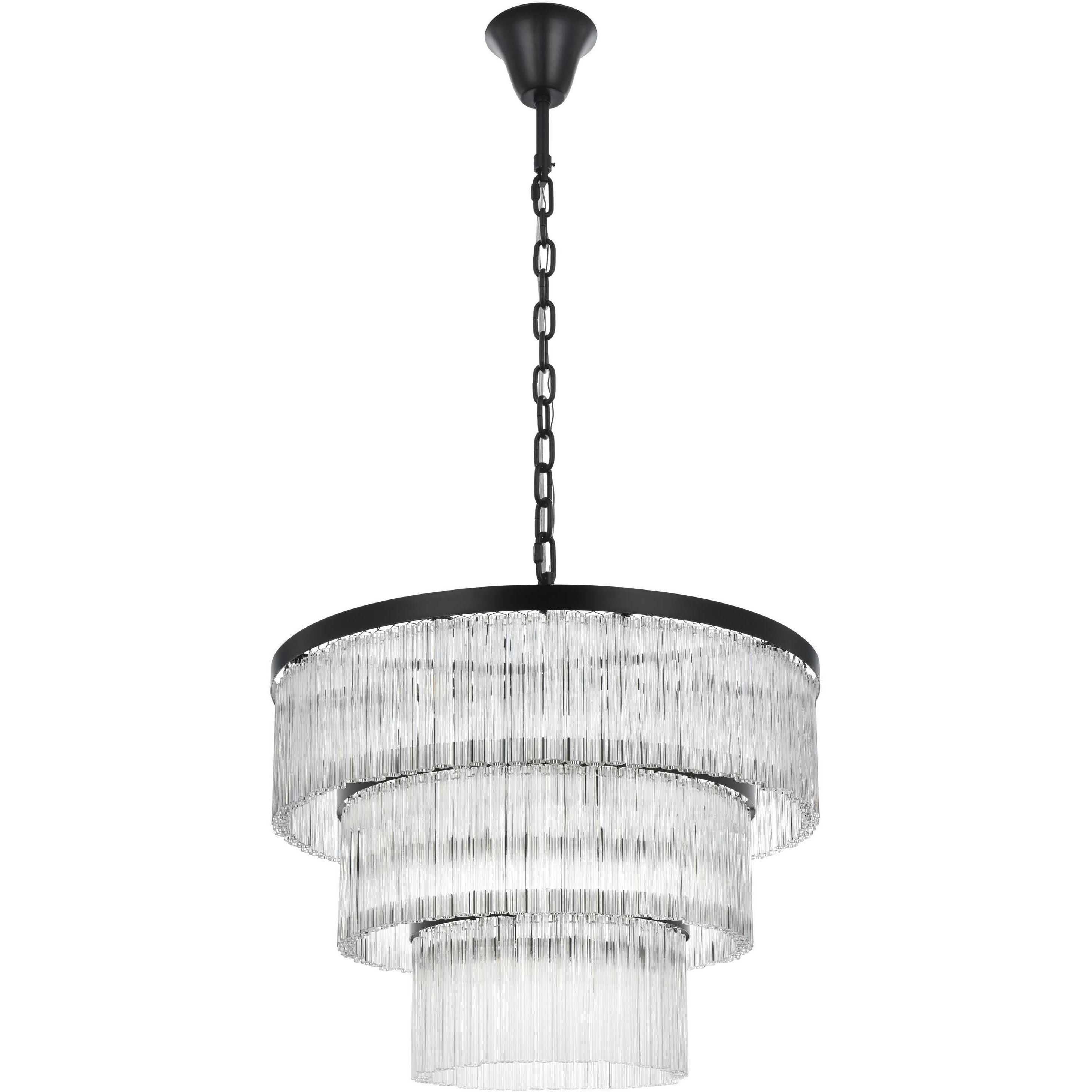Harlow 18 Light 32 inch Black Chandelier Ceiling Light
