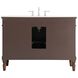 Lexington 48 X 21.5 X 35 inch Walnut Vanity Sink Set