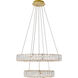 Monroe 2 Light 23.60 inch Pendant