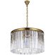 Sydney 8 Light 26 inch Satin Gold Chandelier Ceiling Light