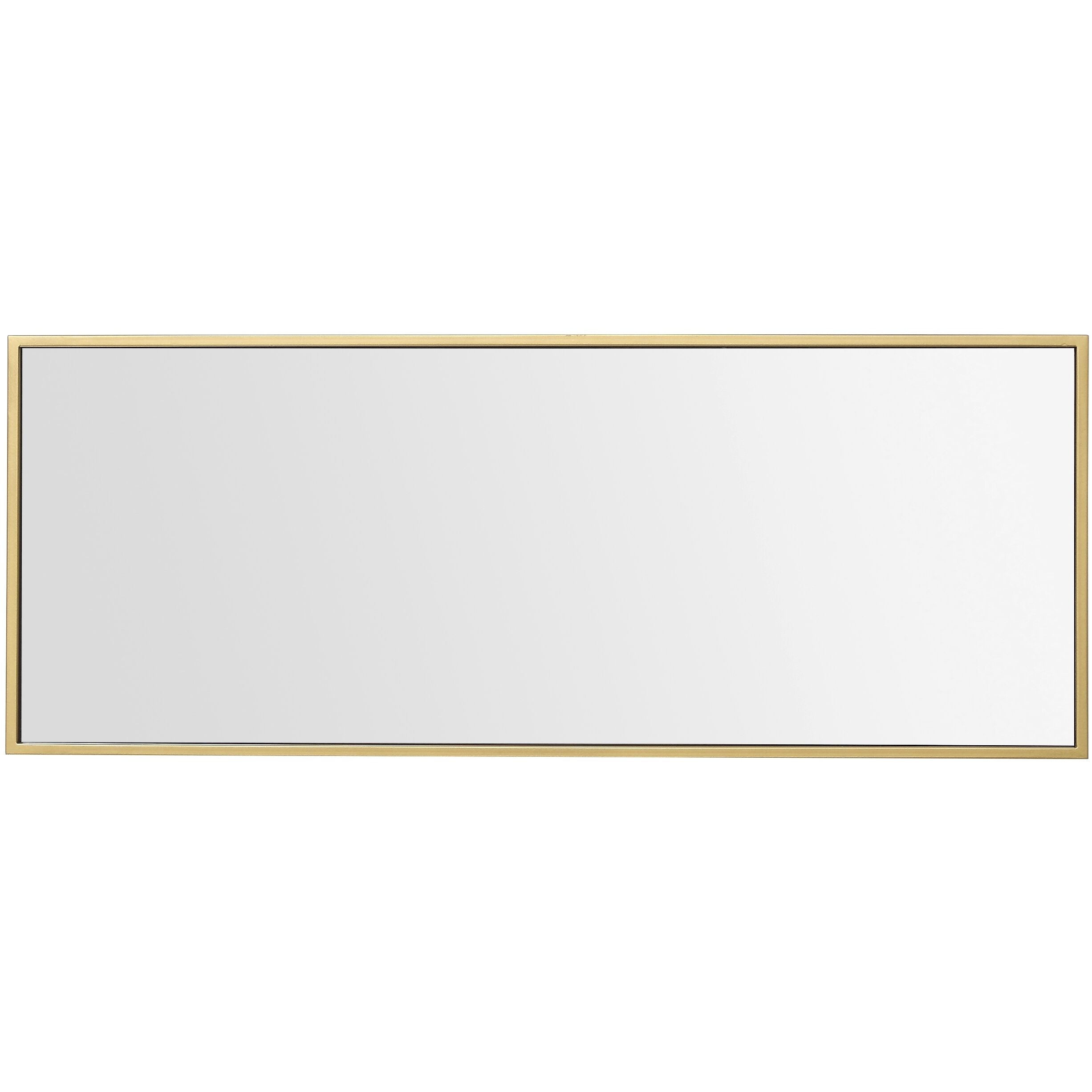 Elegant Lighting MR41436BR Monet 36 X 14 inch Brass Wall Mirror
