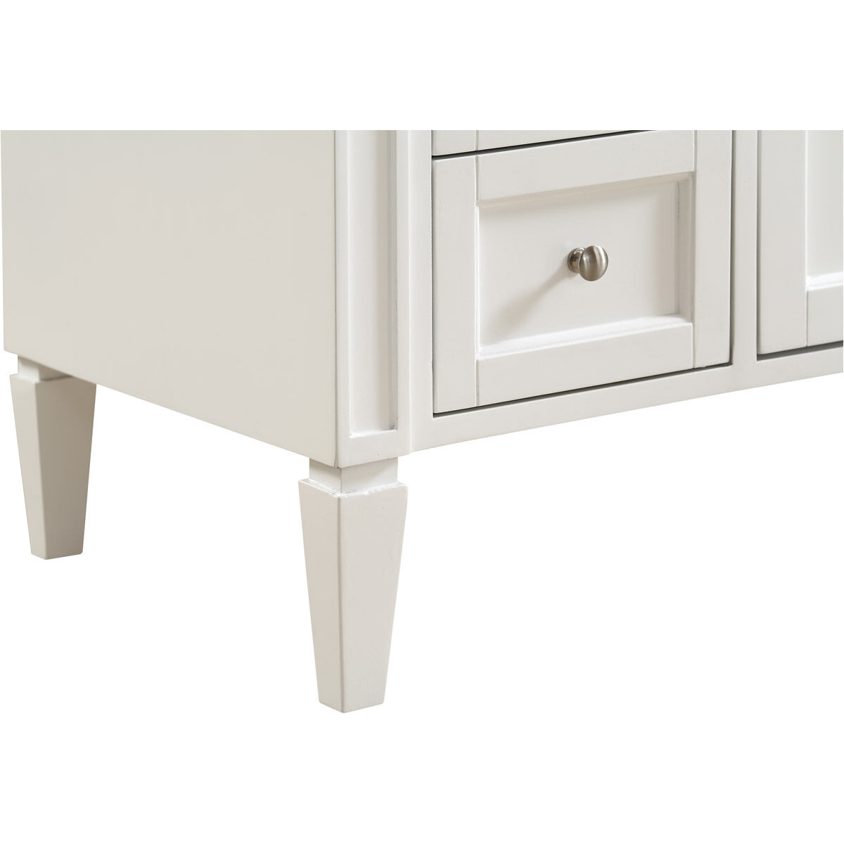 Park Avenue 40 X 35 inch White with Carrara White Marble Vanity Set