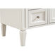 Park Avenue 40 X 35 inch White with Carrara White Marble Vanity Set