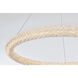 Bowen 1 Light 32 inch Satin Gold Chandelier Ceiling Light