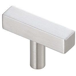 Dior Brushed Nickel Hardware Drawer Pull, Set of 10