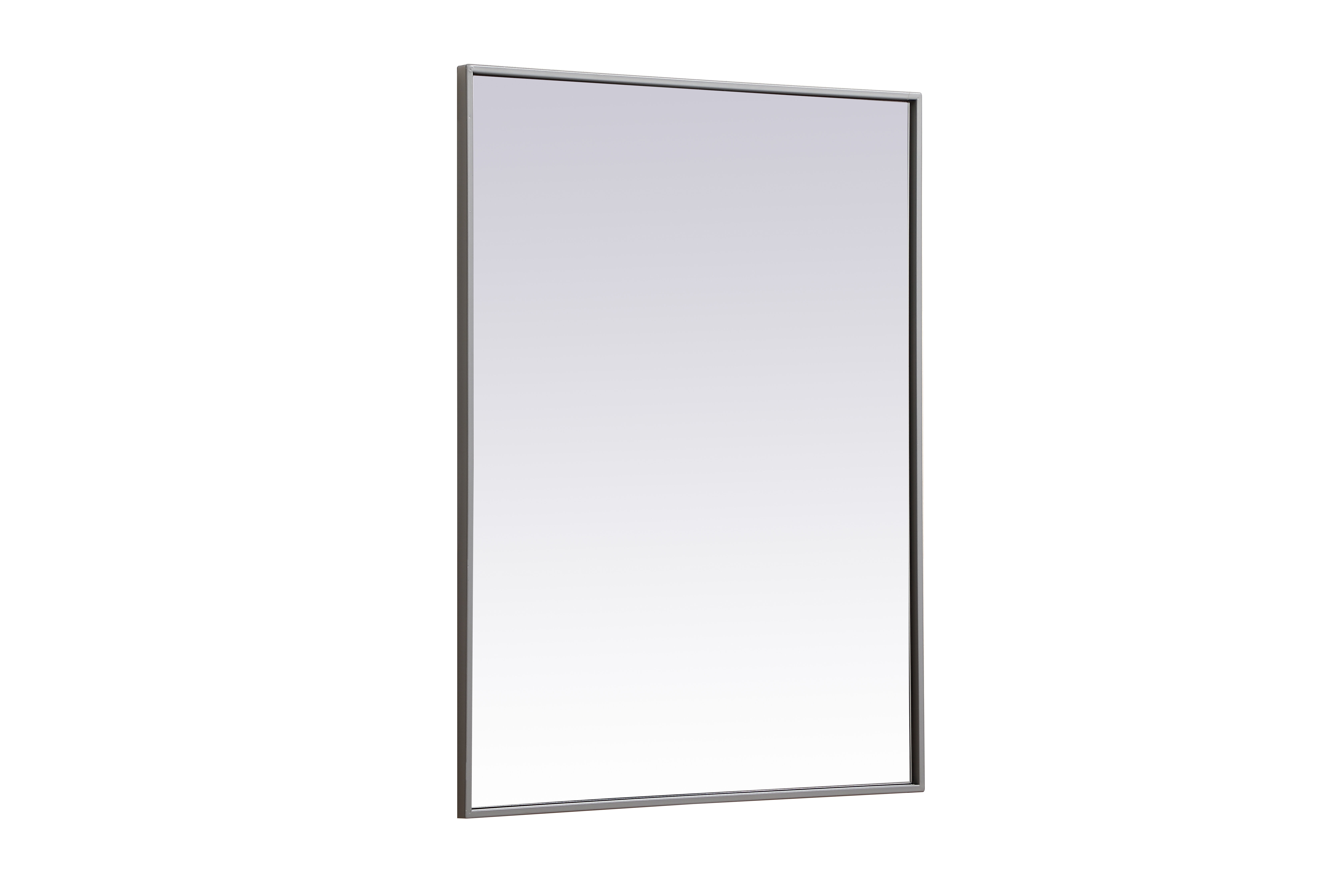 Eternity 36 X 27 inch Grey Wall Mirror in Gray