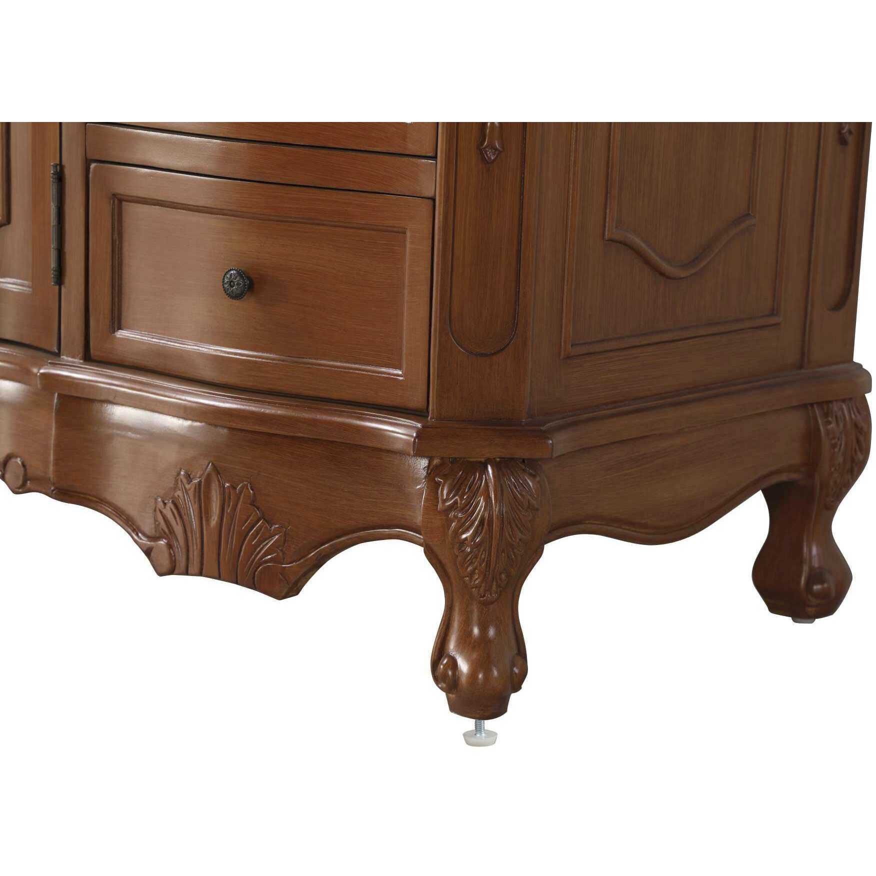 Danville 54 X 36 inch Teak Bathroom Vanity Cabinet