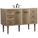 Cyrus 48 X 22 X 34 inch Natural Oak Vanity Sink Set