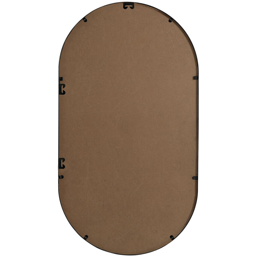 Asha 36 X 20 inch Black Mirror in 20 x 36