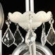 Maria Theresa 3 Light 12 inch White Wall Sconce Wall Light in Clear, Royal Cut