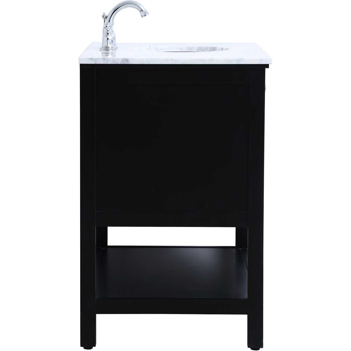 Metropolis 42 X 22 X 33.75 inch Black Vanity Sink Set
