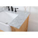 Clement 60 X 22 X 34 inch Natural Wood Bathroom Vanity Cabinet