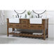 Clement 72 X 22 X 34 inch Driftwood Bathroom Vanity Cabinet