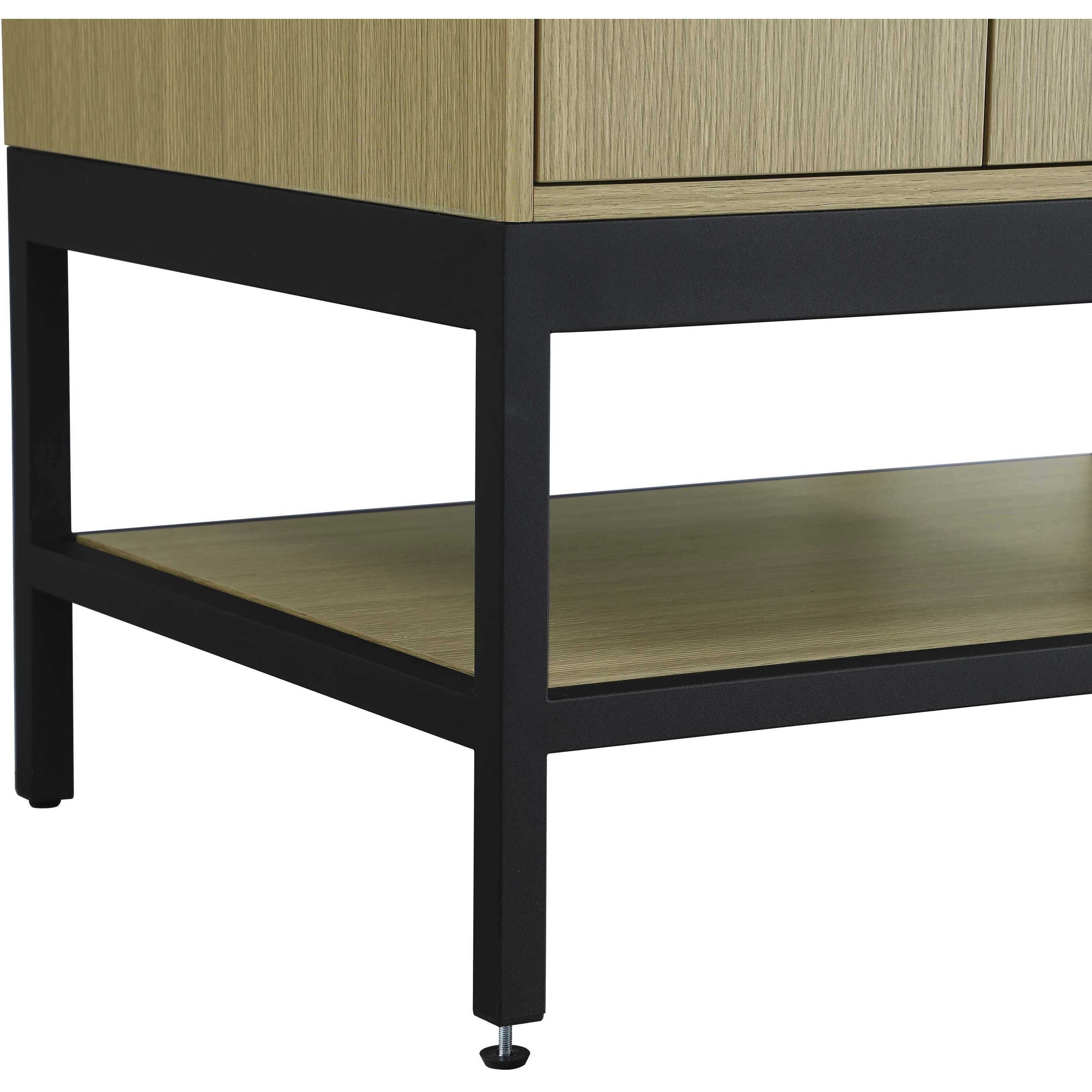 Lennox 60 X 34 inch Honey Brown Bathroom Vanity Cabinet