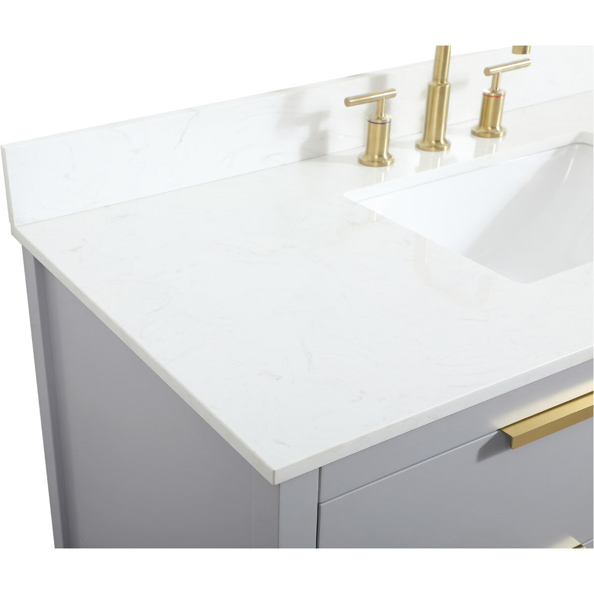 Larkin 48 X 22 X 34 inch Grey Vanity Sink Set