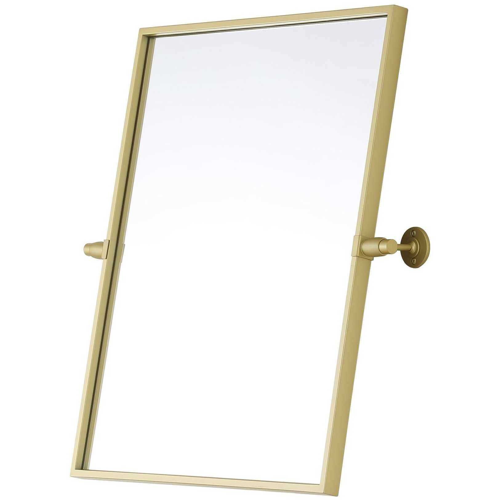 Amoura 24 X 20 inch Brass Mirror