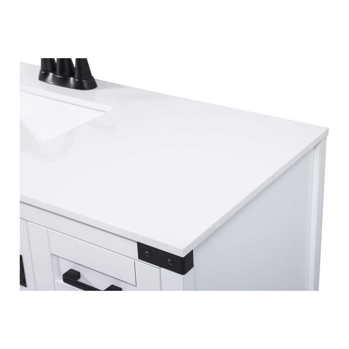 Grant 48 X 19 X 34 inch White Vanity Sink Set in Not Included