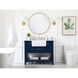 Clement 42 X 22 X 34.13 inch Blue Bathroom Vanity Cabinet