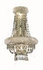 Primo 4 Light 12 inch Silver and Clear Mirror Wall Sconce Wall Light in Royal Cut