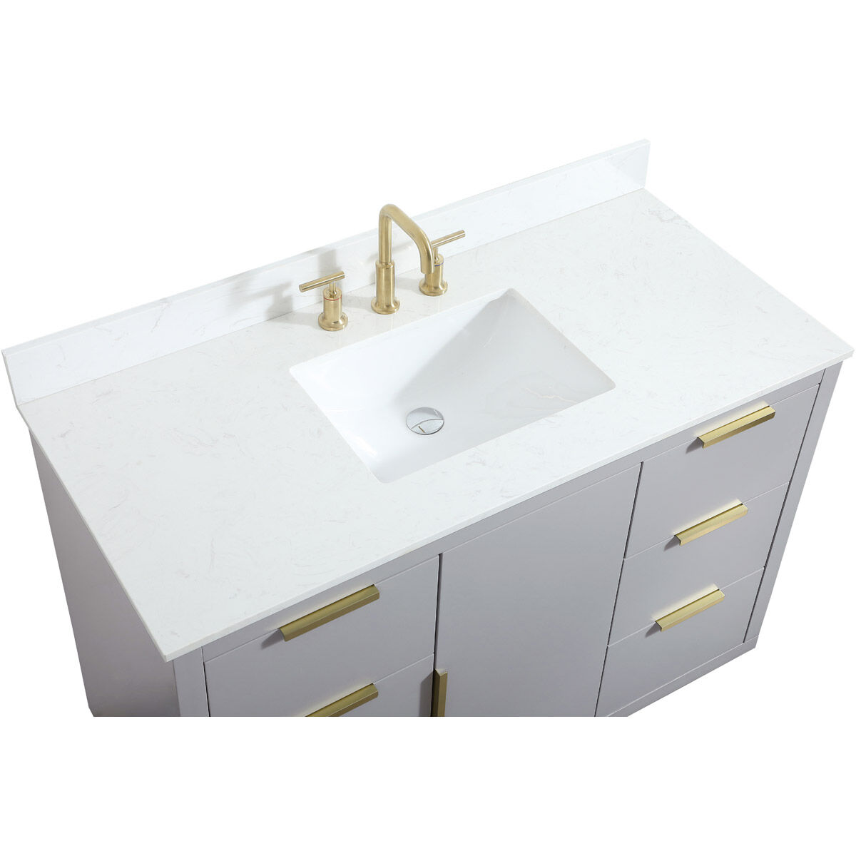 Blake 48 X 22 X 34 inch Grey Vanity Sink Set
