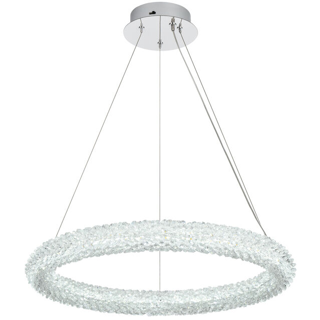 Bowen 1 Light 24 inch Chrome Chandelier Ceiling Light