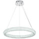 Bowen 1 Light 24 inch Chrome Chandelier Ceiling Light