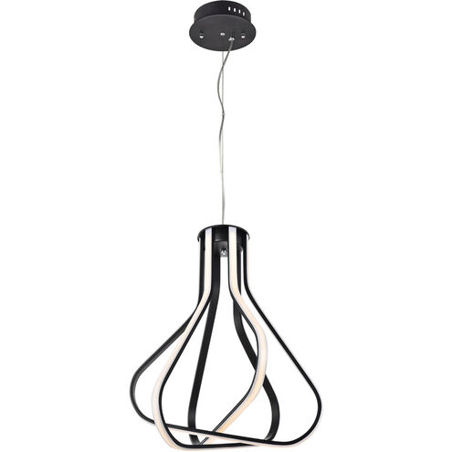 Dahlia LED 18 inch Black Pendant Ceiling Light