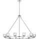 Cadence 12 Light 48 inch Chrome Chandelier Ceiling Light