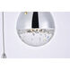Amherst LED 12 inch Chrome Chandelier Ceiling Light