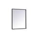 Pier 36 X 20 inch Black LED Mirror