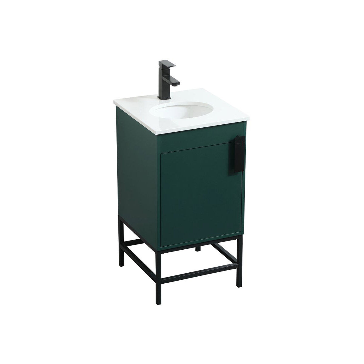 Eugene 19 X 18 X 33.5 inch Green Vanity Sink Set