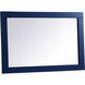 Aqua 36 X 24 inch Blue Vanity Mirror