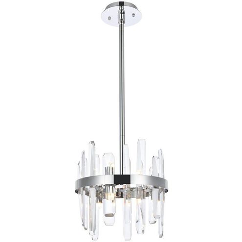 Serena 6 Light 12 inch Chrome Pendant Ceiling Light
