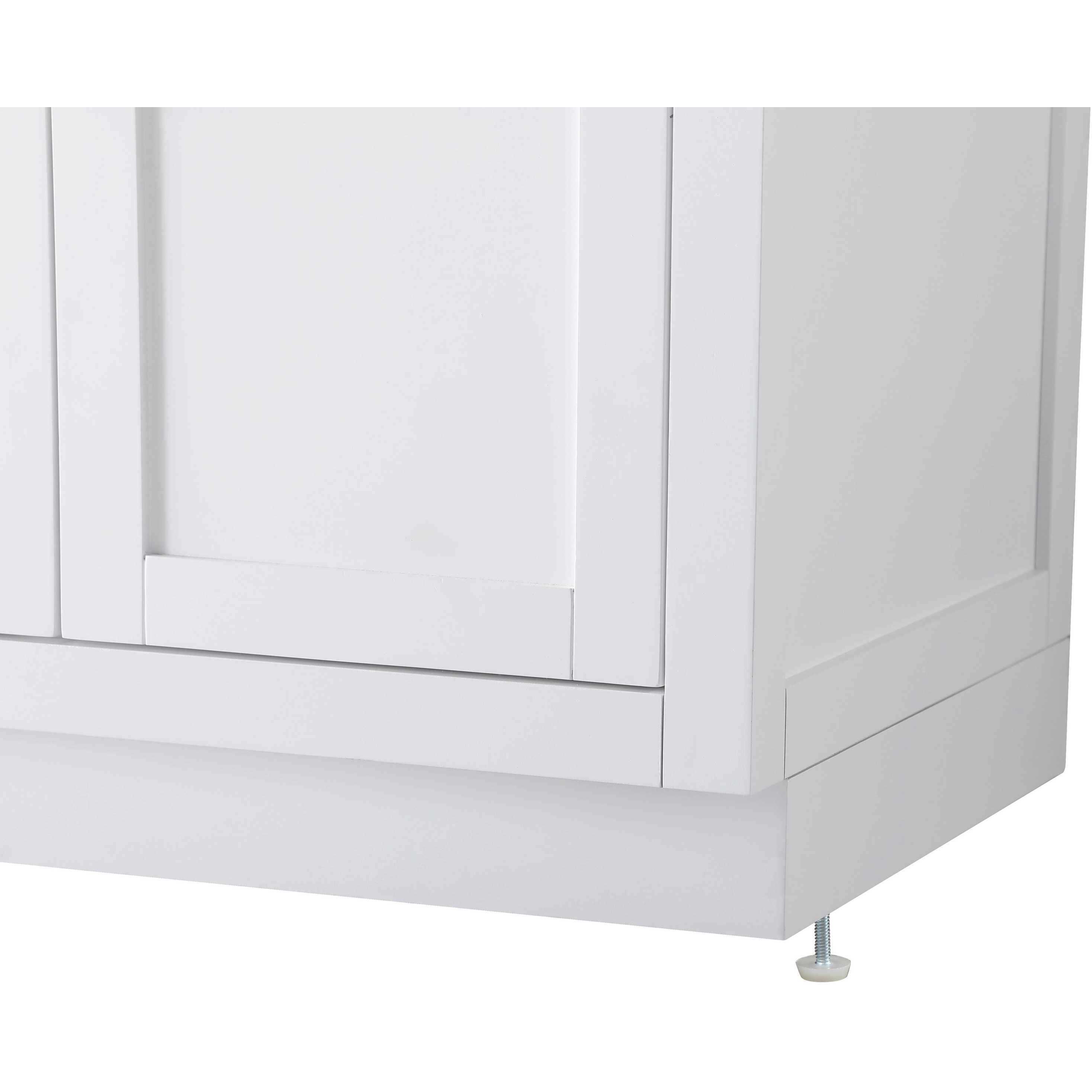 Alden 30 X 35 inch White Bathroom Vanity Cabinet